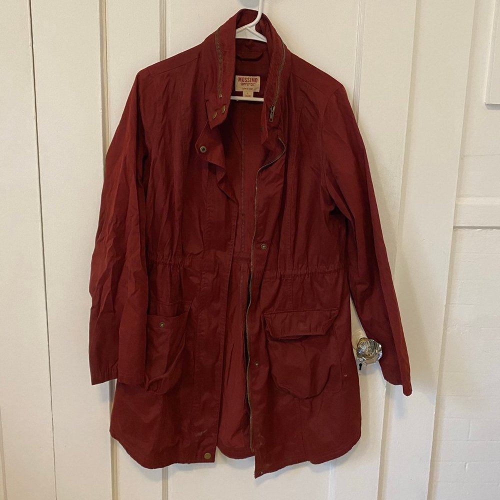 Target Mossimo Women's Large Burgundy Jacket
